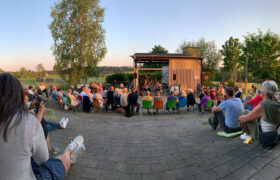 Kunsthalle Kleinschönach Open Air Konzert Tante Friedl Juni 2023